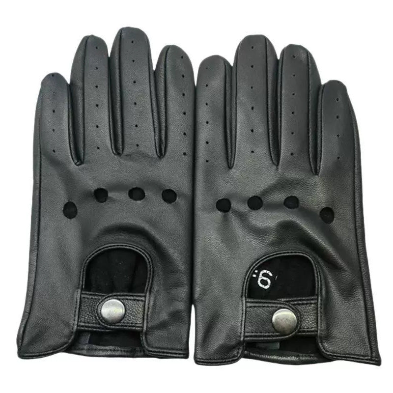 Genuine Leather Anti-Slip Driving Gloves