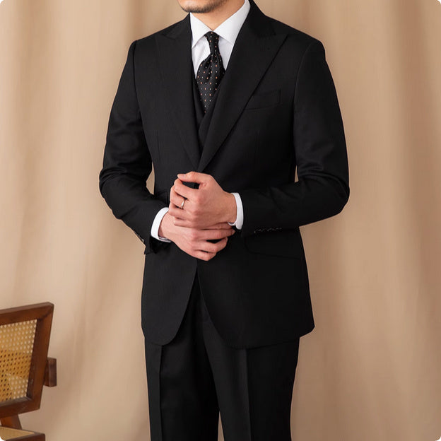 Wool Business Three-Piece Suit