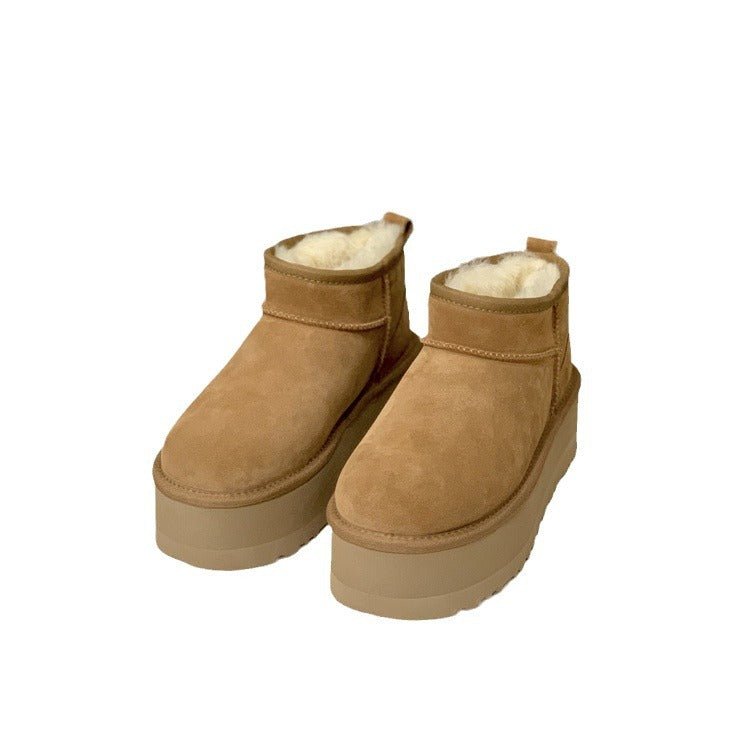 Thick Sole Short Thickened Snow Boots
