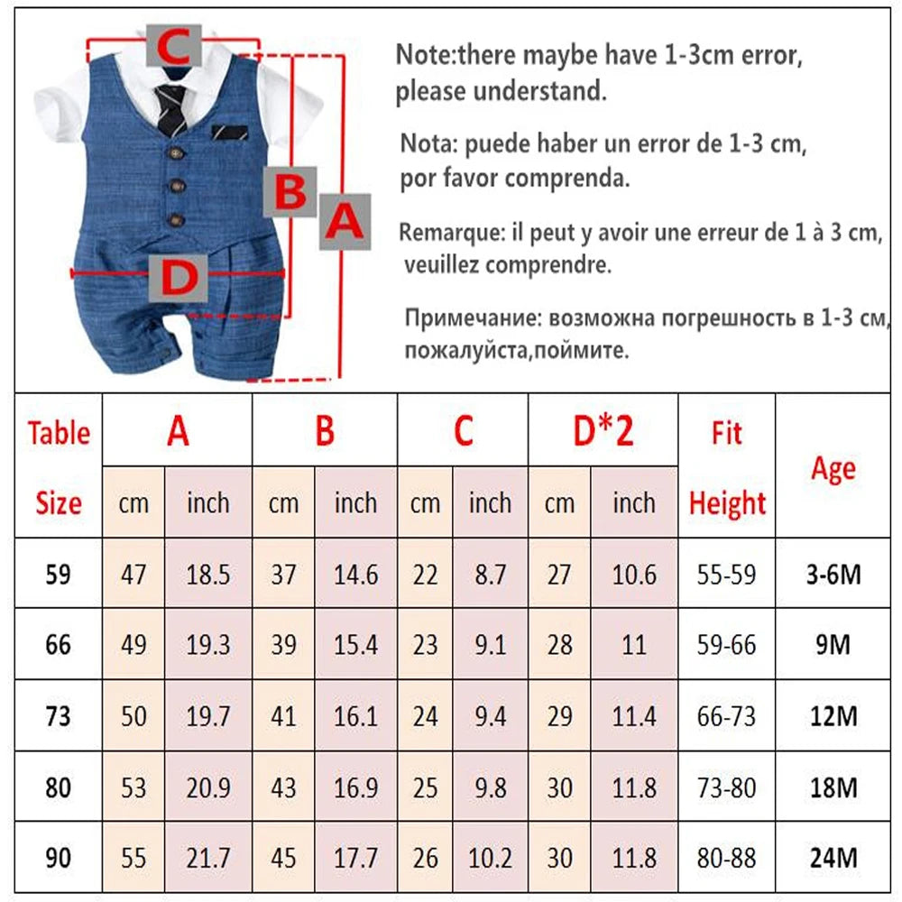Summer Baby Romper Suit Formal Clothing Children Hat + Jumpsuit + Shoes + Socks 4 Piece Outfit