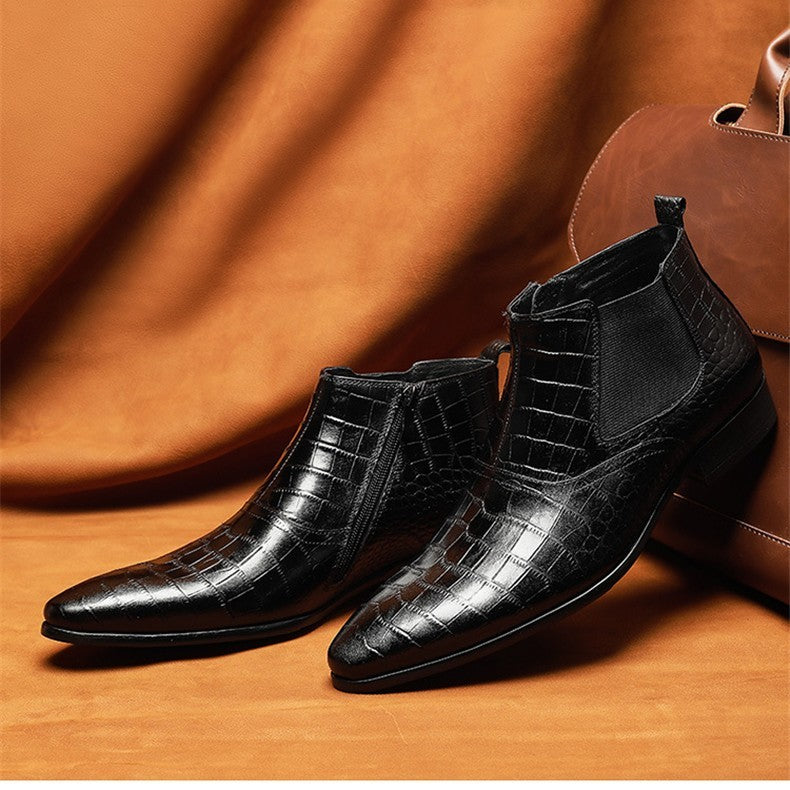 Leather High Tops Boots