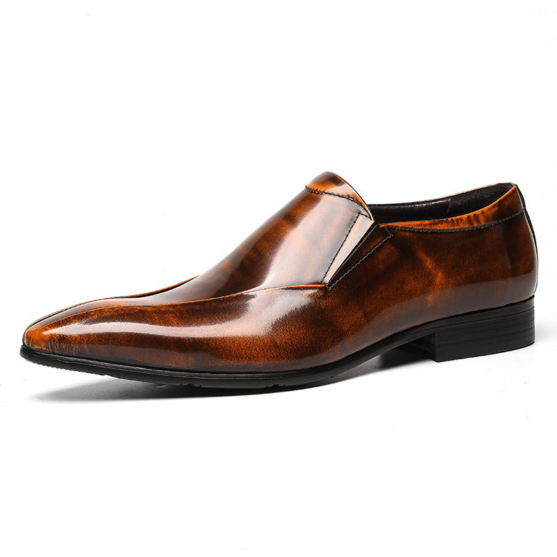 Genuine Leather Pointed Dress Shoes