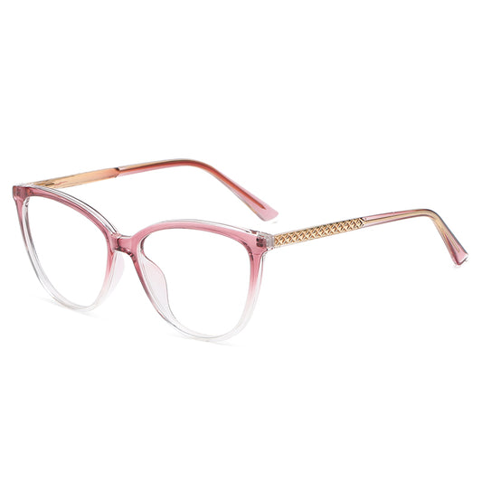 Avant-Garde Cat Eye TR90 Insert Blue-proof Frame Glasses