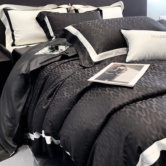 MARK CROSS Minimalist Tencel Cotton Four-piece Bed Set