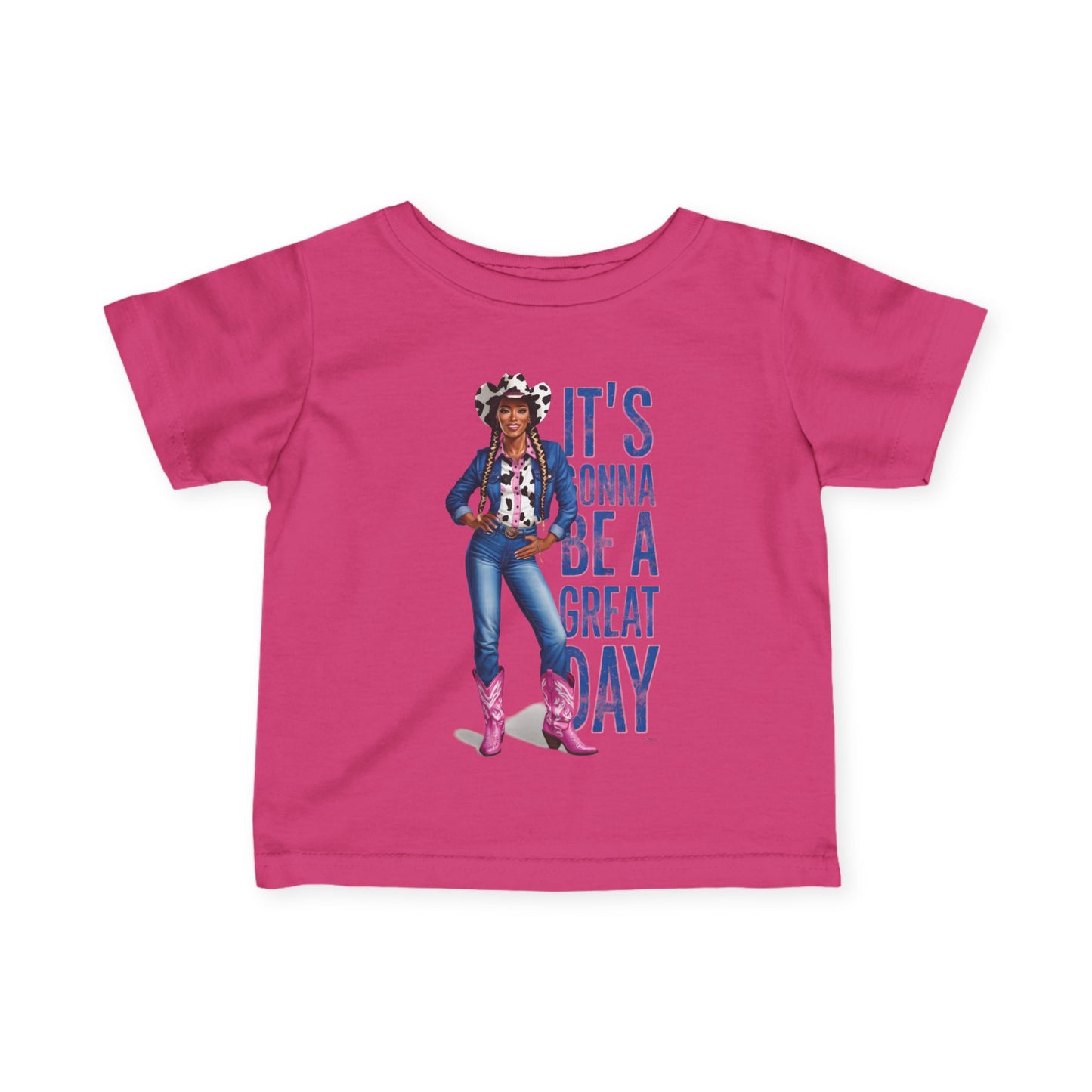 CAVIAR Great Day Cowgirl Infant Tee