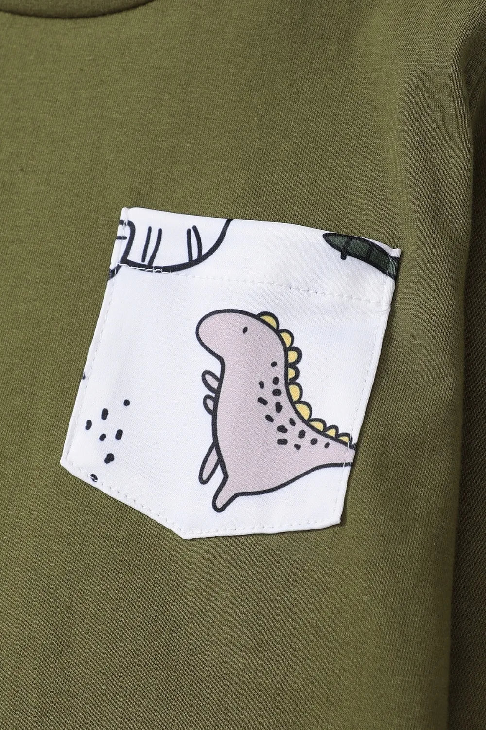 Round Neck Long Sleeve Top and Printed Pants Set