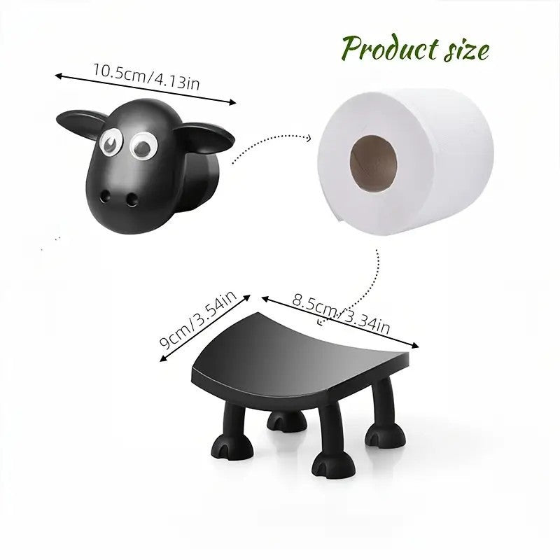 Cute Sheep Shaped Toilet Paper Holder