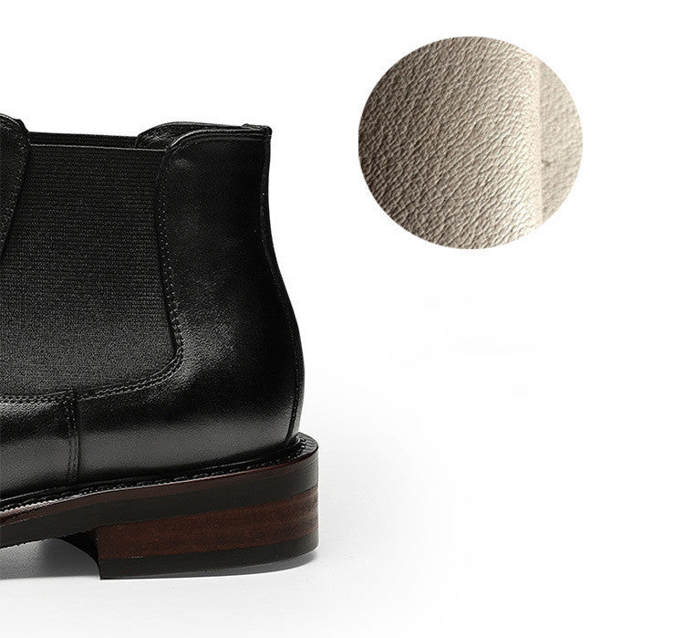 Genuine Leather Ankle High Martin Boots