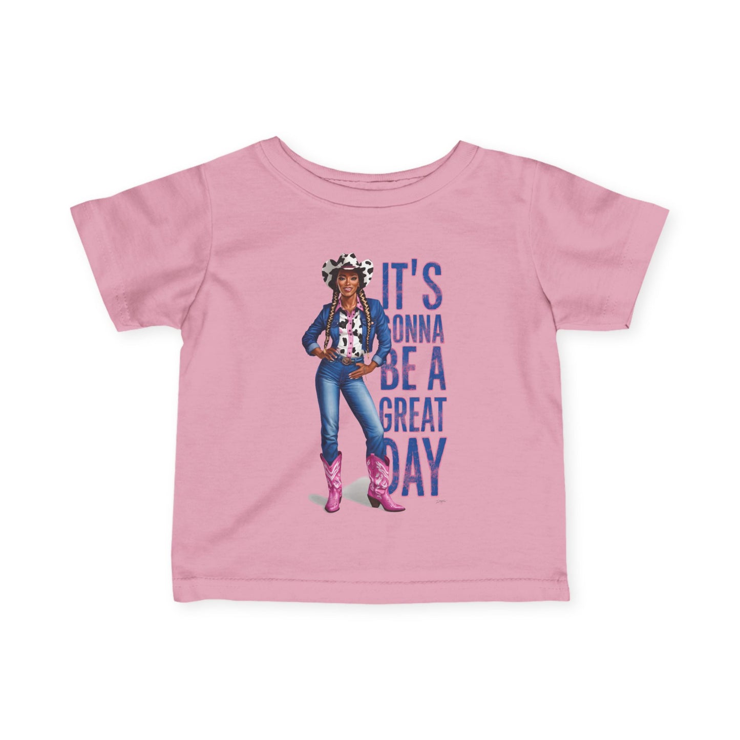 CAVIAR Great Day Cowgirl Infant Tee