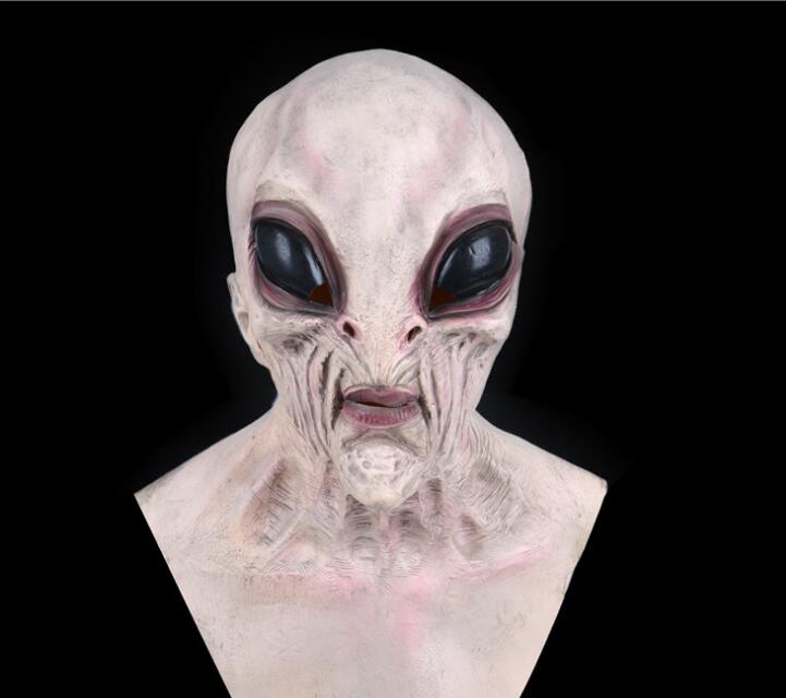 Alien Scary Big Eyes Horror Full Head Latex Mask