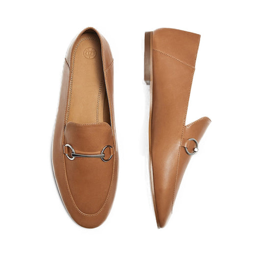 Autumn Genuine Leather Flats