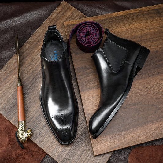 High Top Square Head Martin Boots