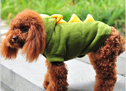 Dinosaur Shaped Dog Halloween Costume