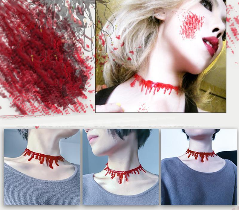 Horror Blood Drip Necklace