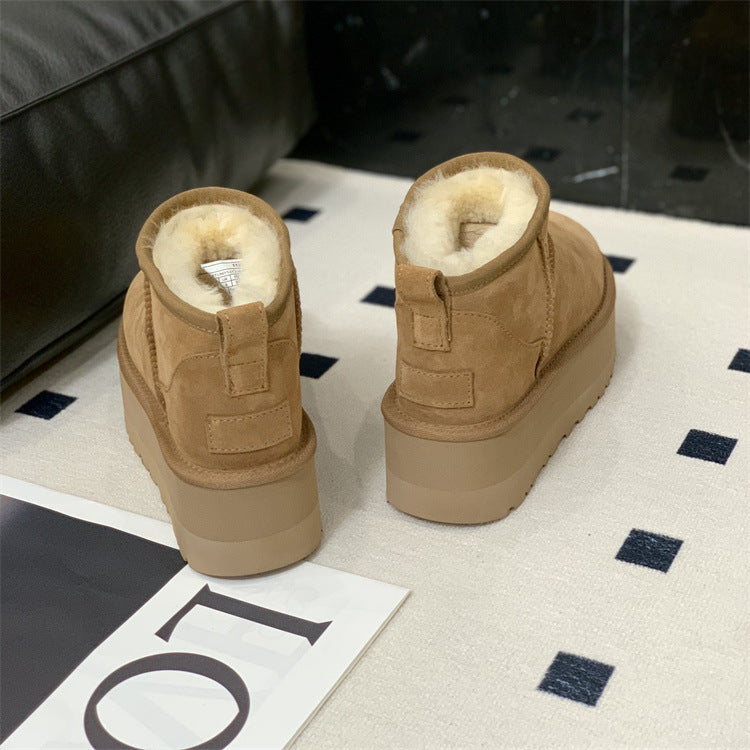Thick Sole Short Thickened Snow Boots