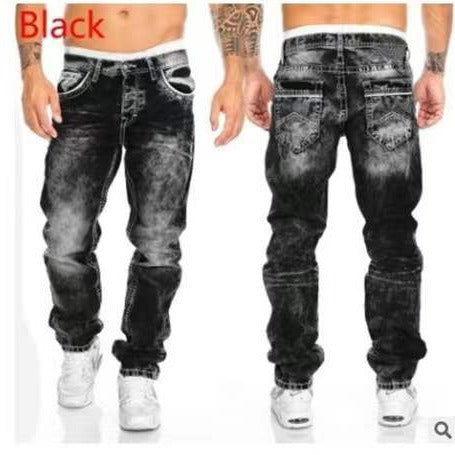 Open Line Straight Leg Slim Fit Jeans