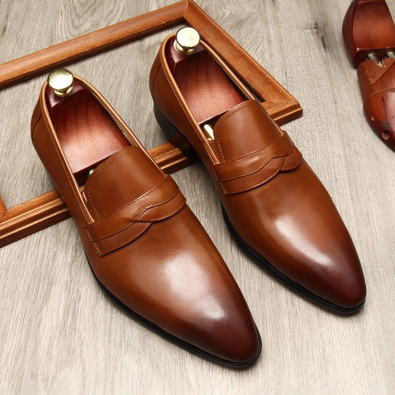 Two Tone Leather Dress Shoes