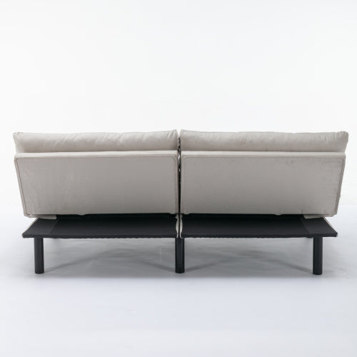 Convertible Folding Modern Sofa Bed - Cream