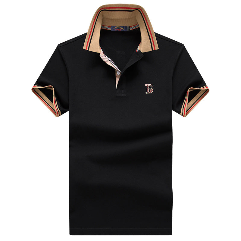 Embriodered Business Short Sleeve Polo