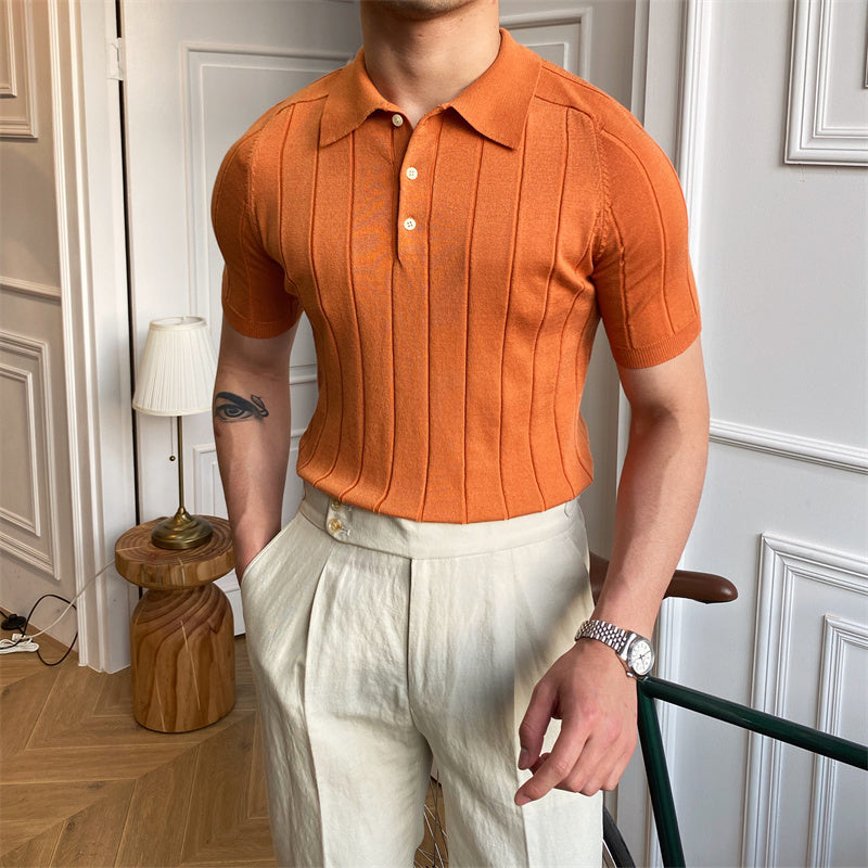 Slim-fit Short-Sleeved POLO Shirt