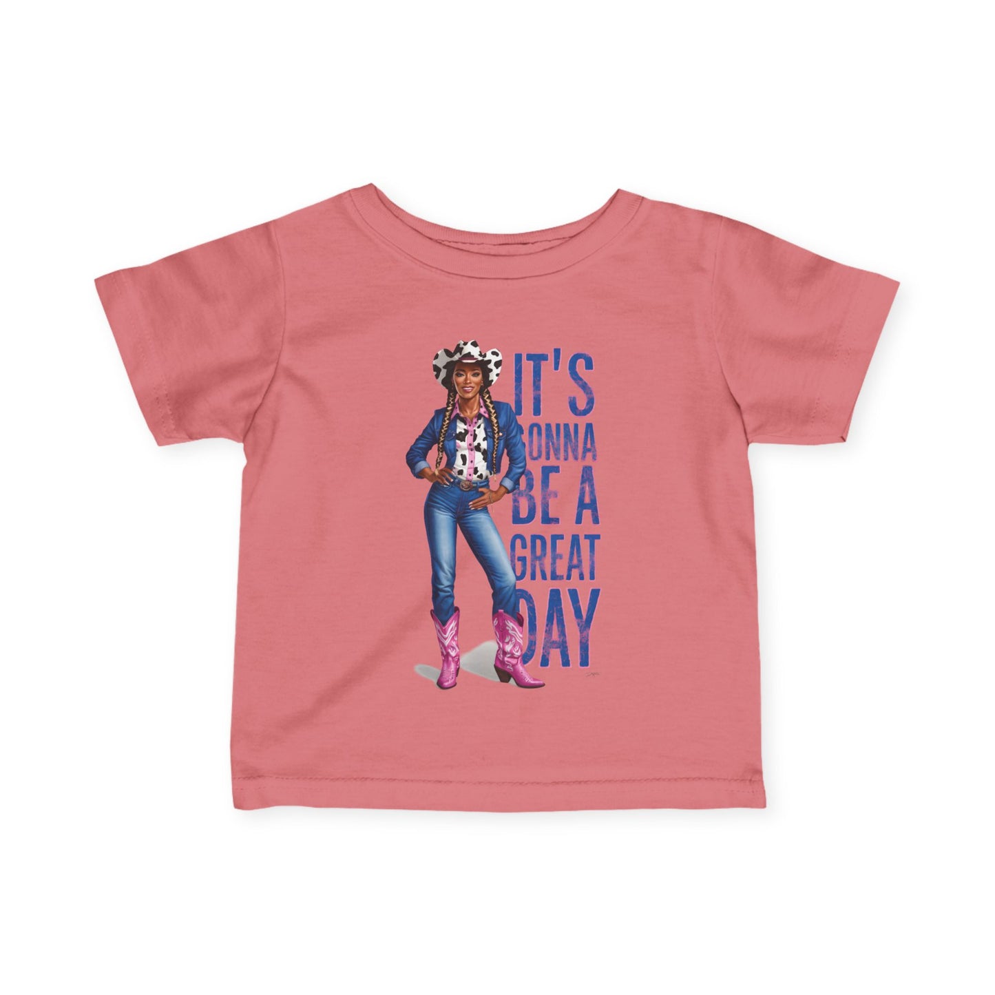 CAVIAR Great Day Cowgirl Infant Tee