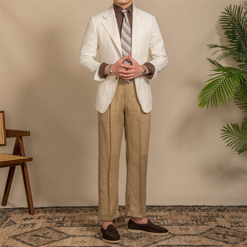 Breathable Retro Half Lining Blazer