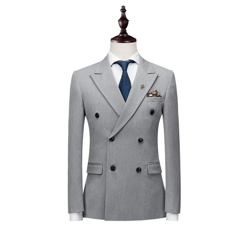 British Double Breasted Three-Piece Suit