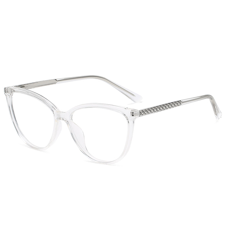 Avant-Garde Cat Eye TR90 Insert Blue-proof Frame Glasses
