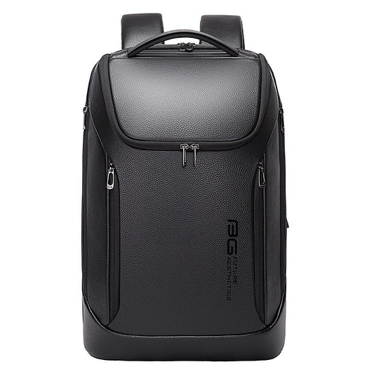 BANGE Leather Waterproof Computer Backpack