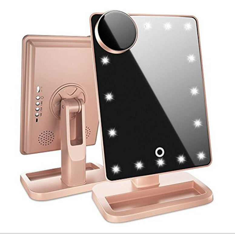 Touch Screen 3-in-1 Multifunctional Makeup Mirror with Bluetooth Speaker