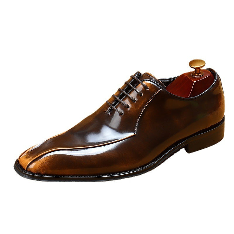 Patent Leather Oxford Dress Shoes