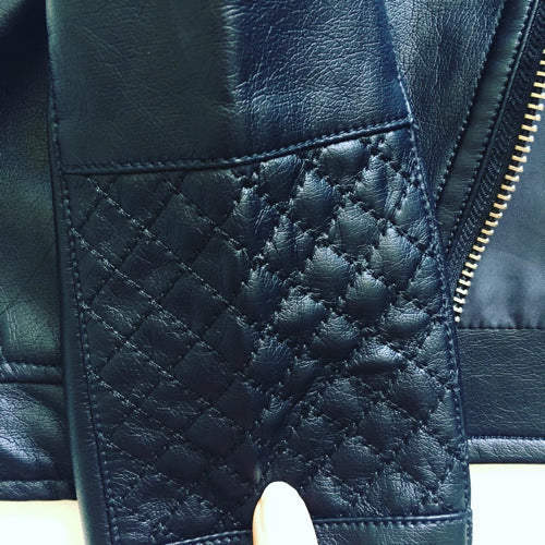 PU Lapel Leather Coat