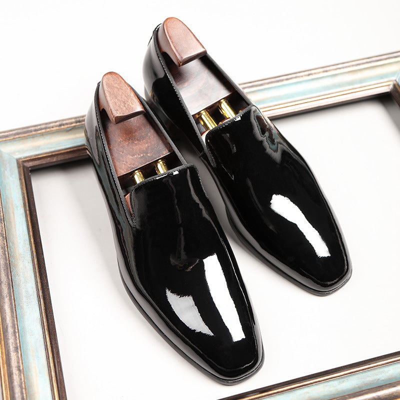 One Pedal Patent Leather Dress Shoes