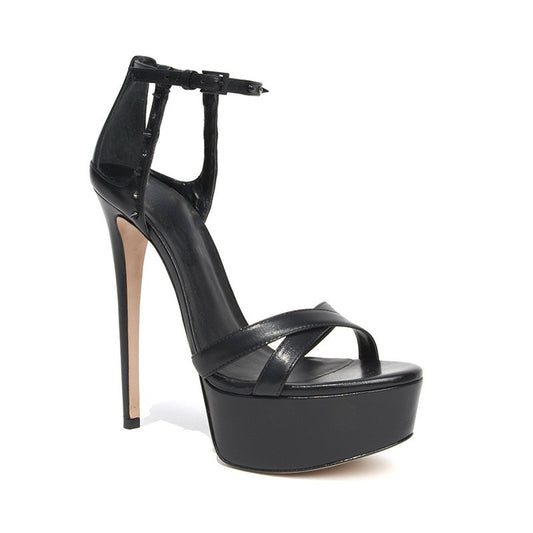 Ultra High Platform Rivet High Heels