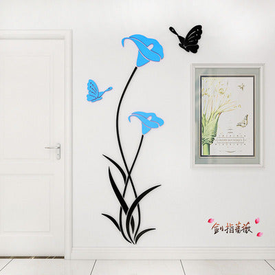 Lily Crystal Acrylic 3D Wall Sticker