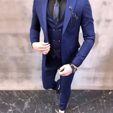 Best Man Slim Fit Three-Piece Suit