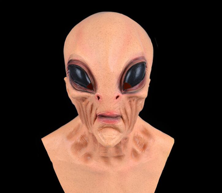 Alien Scary Big Eyes Horror Full Head Latex Mask