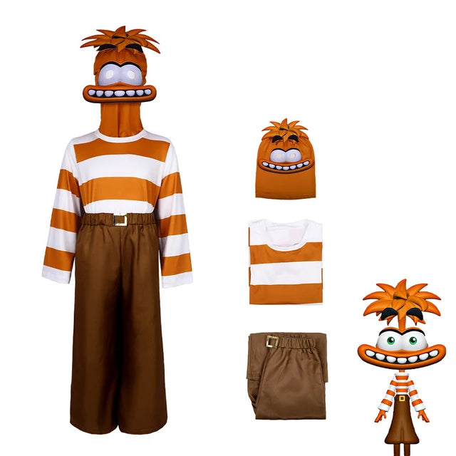 Inside Out 2 Cosplay  Anime Cartoon Character Joy Anxiety Costume