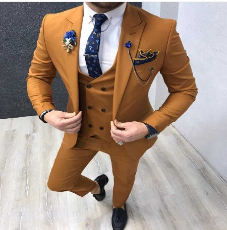 Best Man Slim Fit Three-Piece Suit