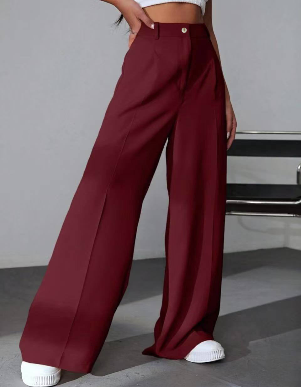 Flare Bottom Straight Leg Pants