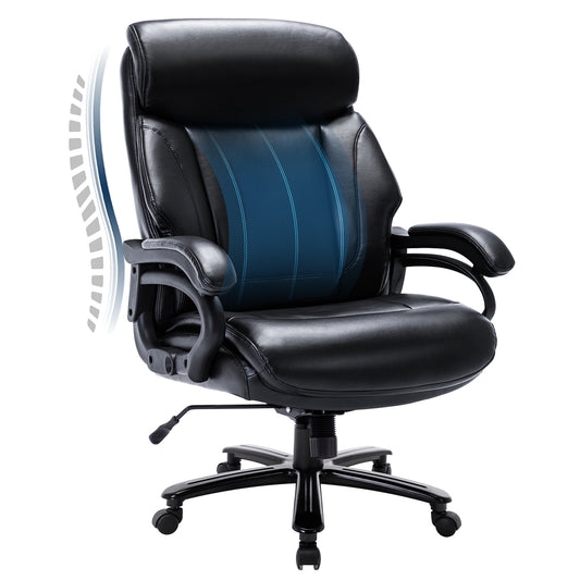 Tall Office Chair - 400lbs Heavy-duty Administrative Desk Chair