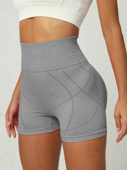 High Waist Active Spandex Shorts