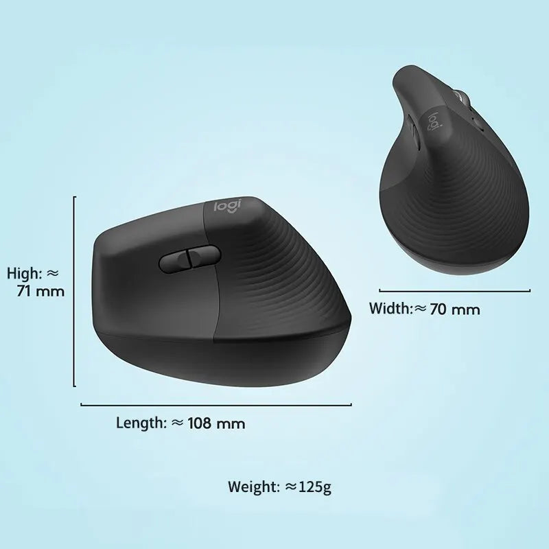 Logitech Wireless Bluetooth Softtone Ergonomic Business Office Mouse