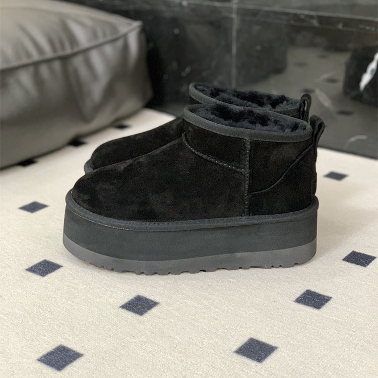 Thick Sole Short Thickened Snow Boots