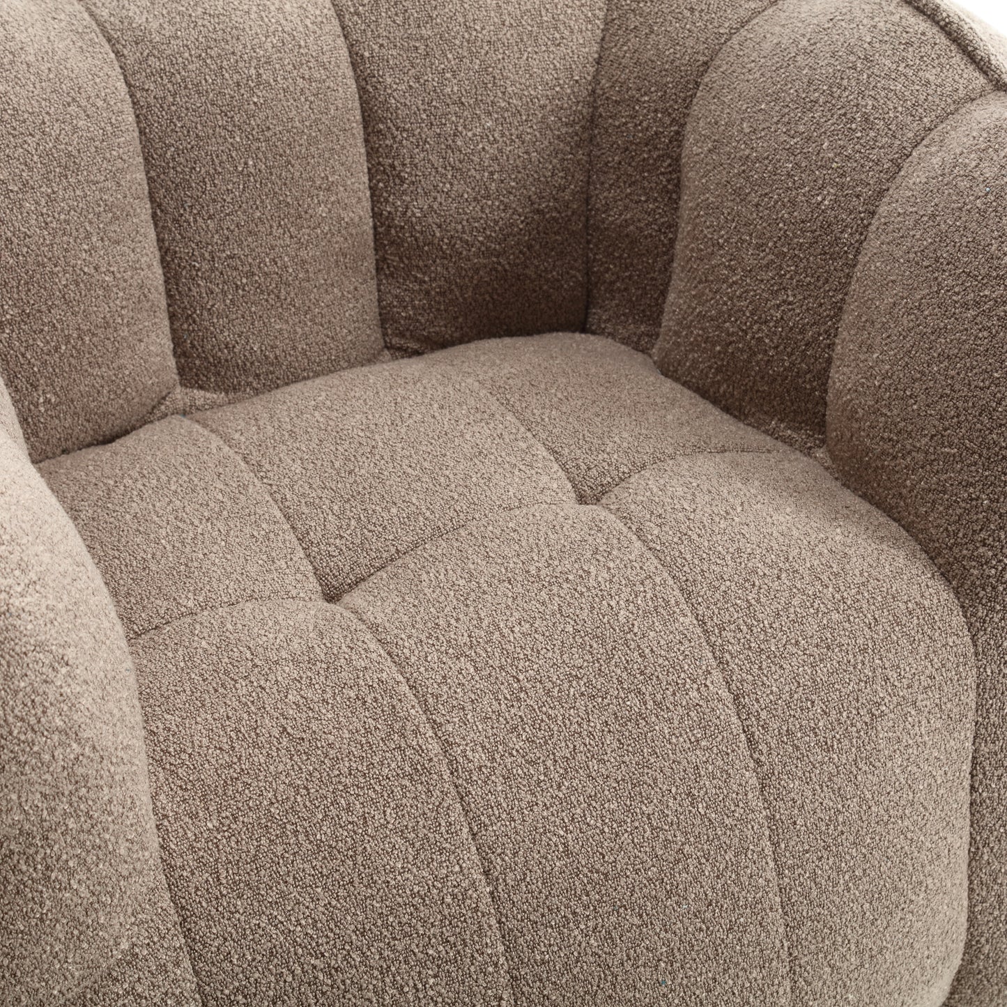 Soft Bean Bag Chair with Footstool - Coffee