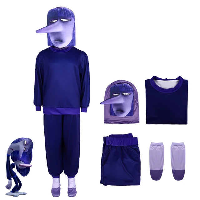 Inside Out 2 Cosplay  Anime Cartoon Character Joy Anxiety Costume