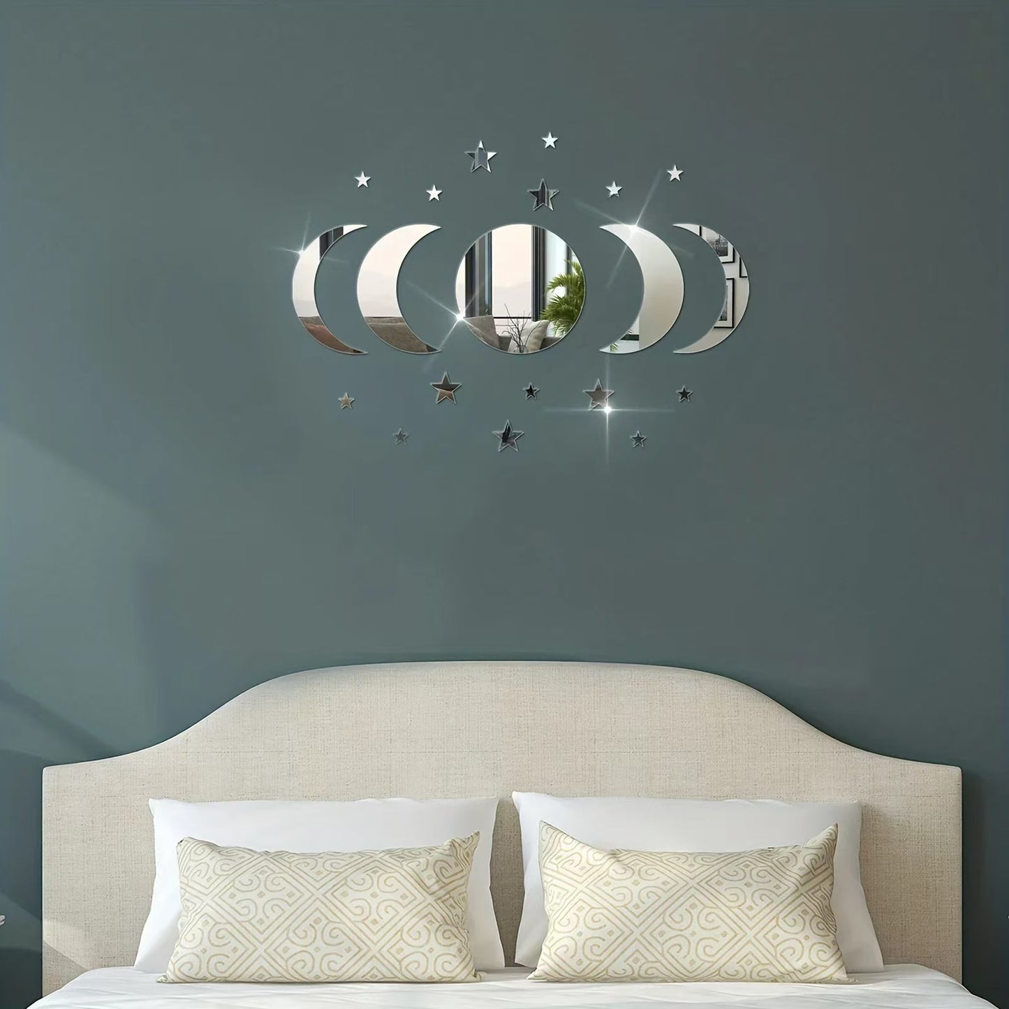 Acrylic Star Moon Shape Wall Sticker