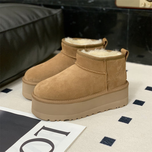 Thick Sole Short Thickened Snow Boots