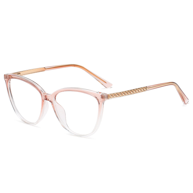 Avant-Garde Cat Eye TR90 Insert Blue-proof Frame Glasses