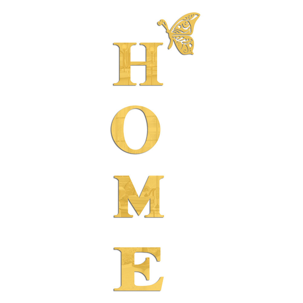 HOMEButterfly Acrylic Mirror Wall Sticker